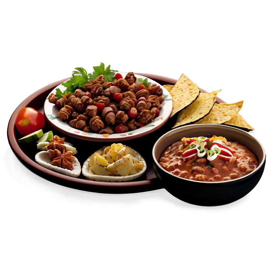 Fiesta Food Platter Png 06202024