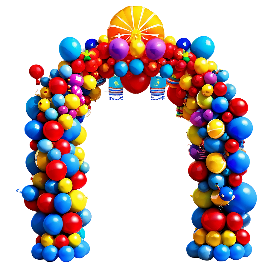 Fiesta-themed Balloon Arch Png 06212024