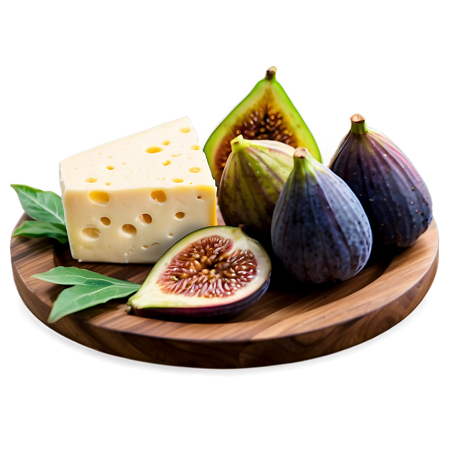 Figs And Cheese Platter Png 74