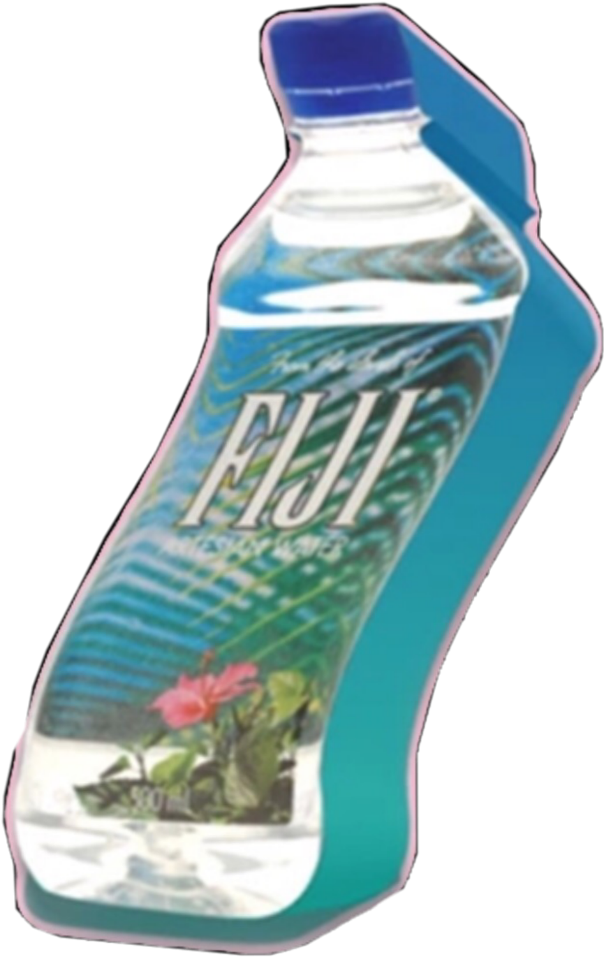 Fiji Water Bottle Transparent Background