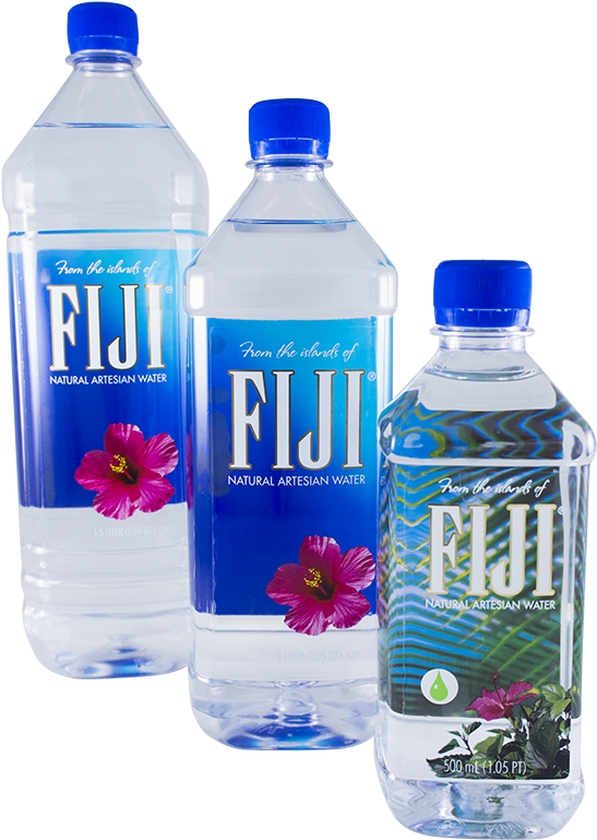 Fiji Water Bottles Variety