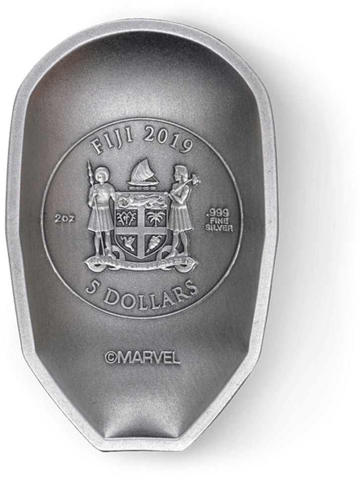 Fiji2019 Marvel Iron Man Mask Silver Coin