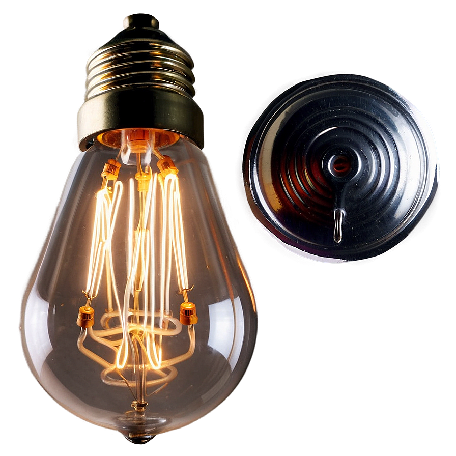 Filament Lightbulb PNG 2 PNG image with a transparent background, free high-resolution download