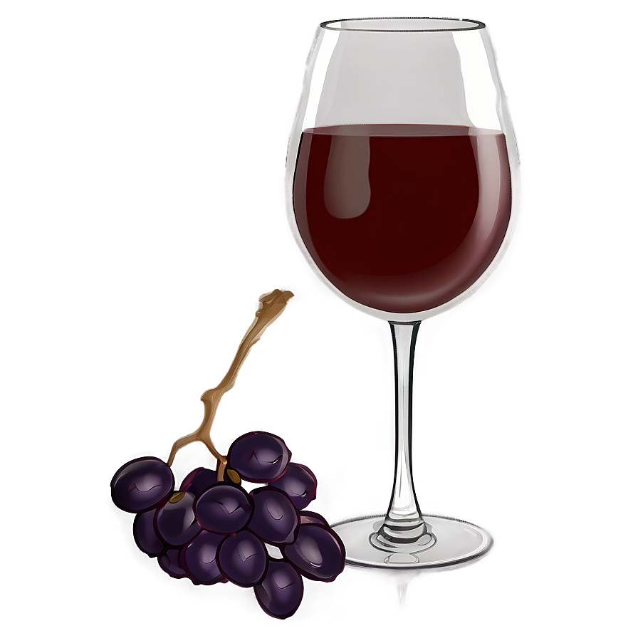 Filled Red Wine Glass Png 29