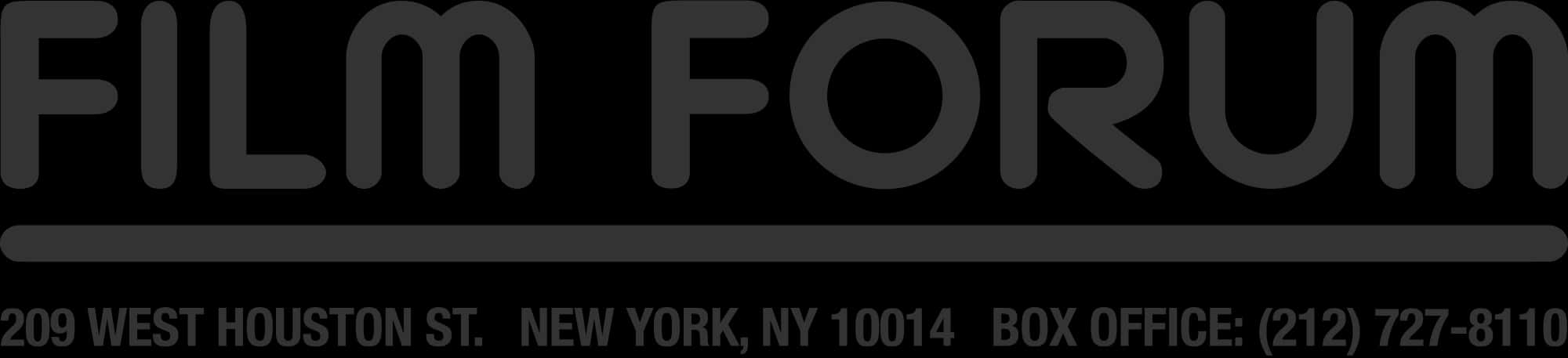 Film_ Forum_ Logo PNG image with a transparent background, free high-resolution download