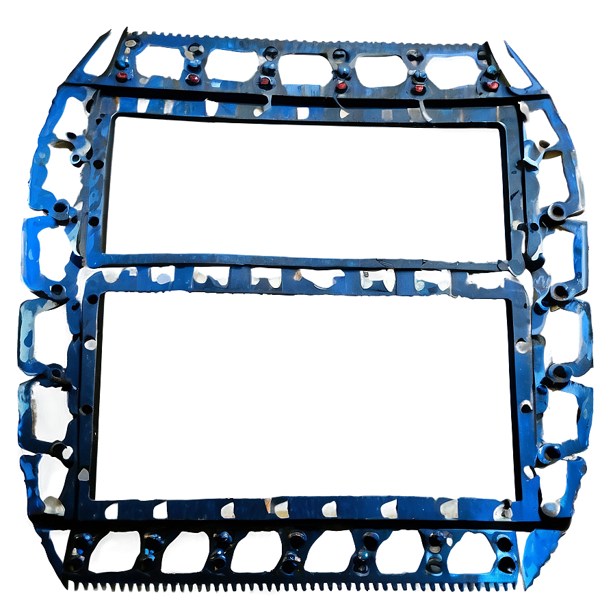 Film Frame with Sprockets PNG 06202024 PNG image with a transparent background, free high-resolution download
