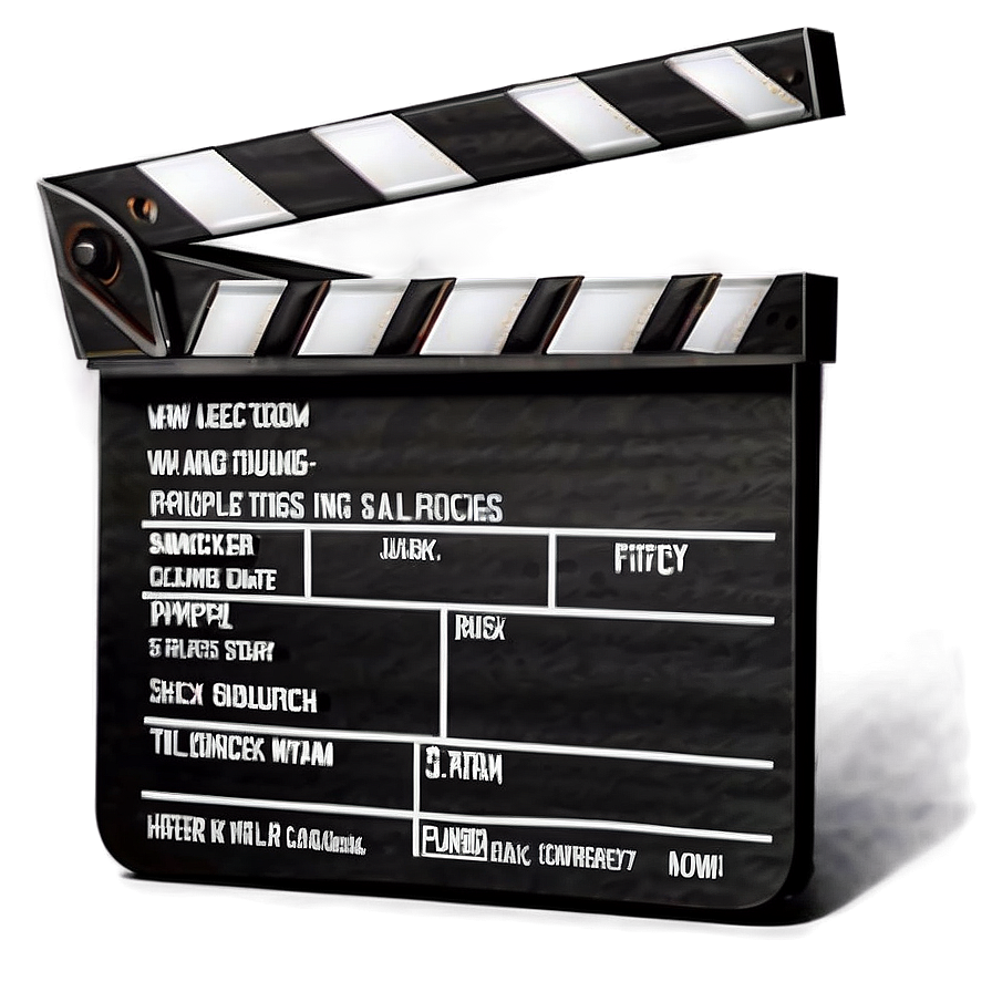 Film Production Clapboard Png 05232024