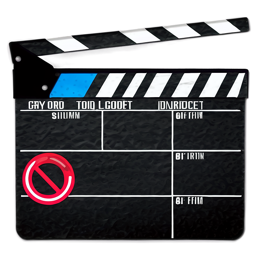 Film Slate Clapperboard Png 06262024