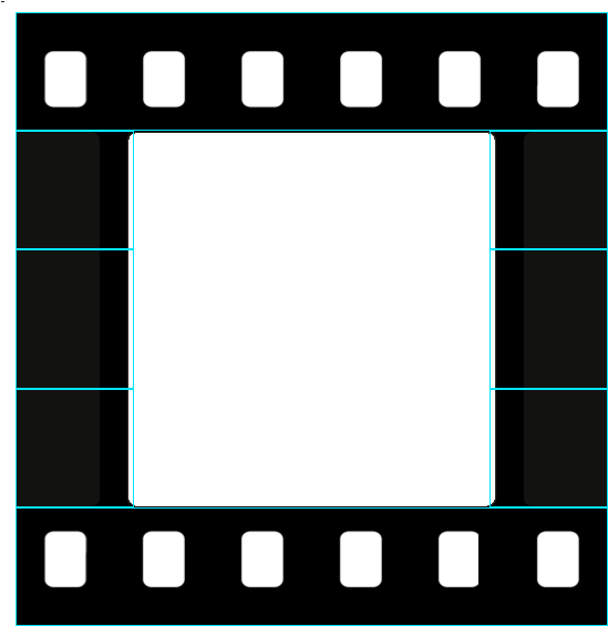 Film Strip Frame Graphic