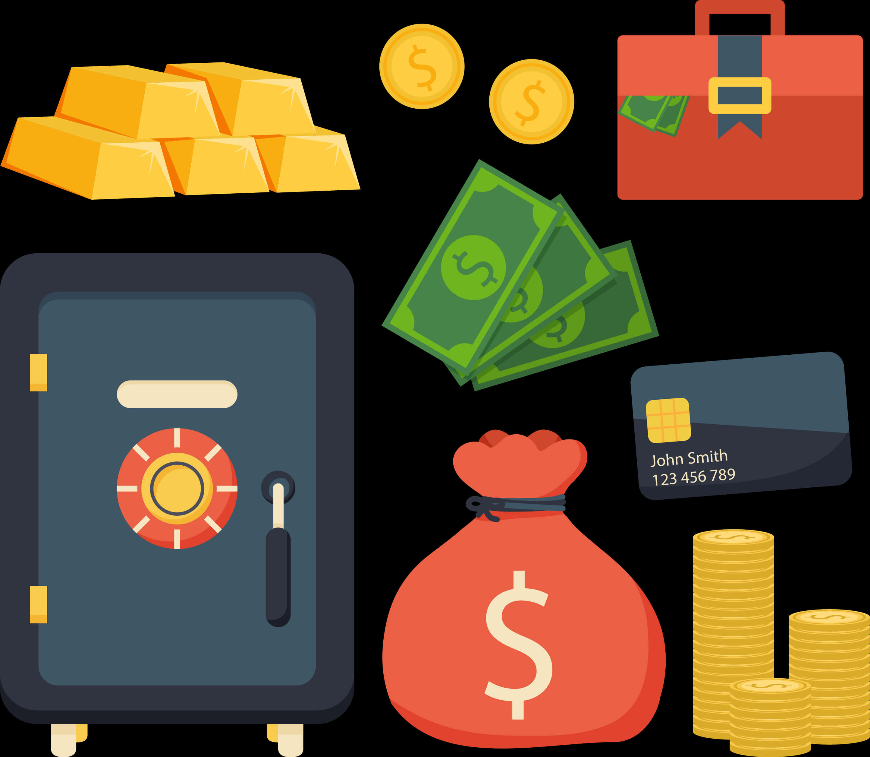 Financial Assets Illustration PNG image with a transparent background, free high-resolution download