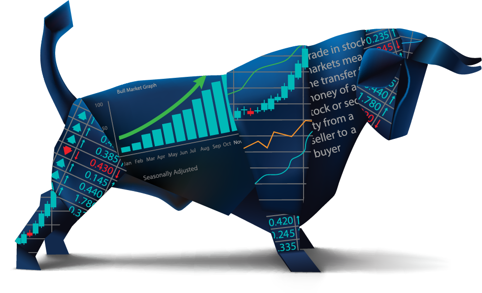 Financial Bull Market Concept