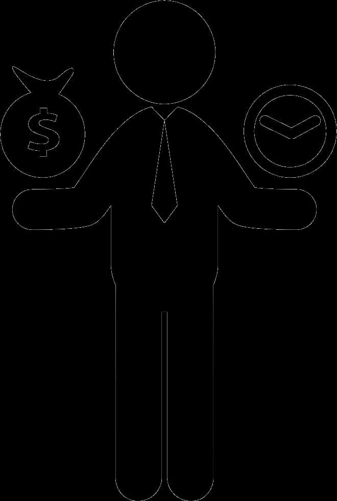 Financial Decision Concept Icon PNG with transparent background