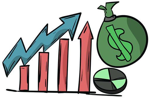 Financial Growth And Wealth Increase PNG with transparent background