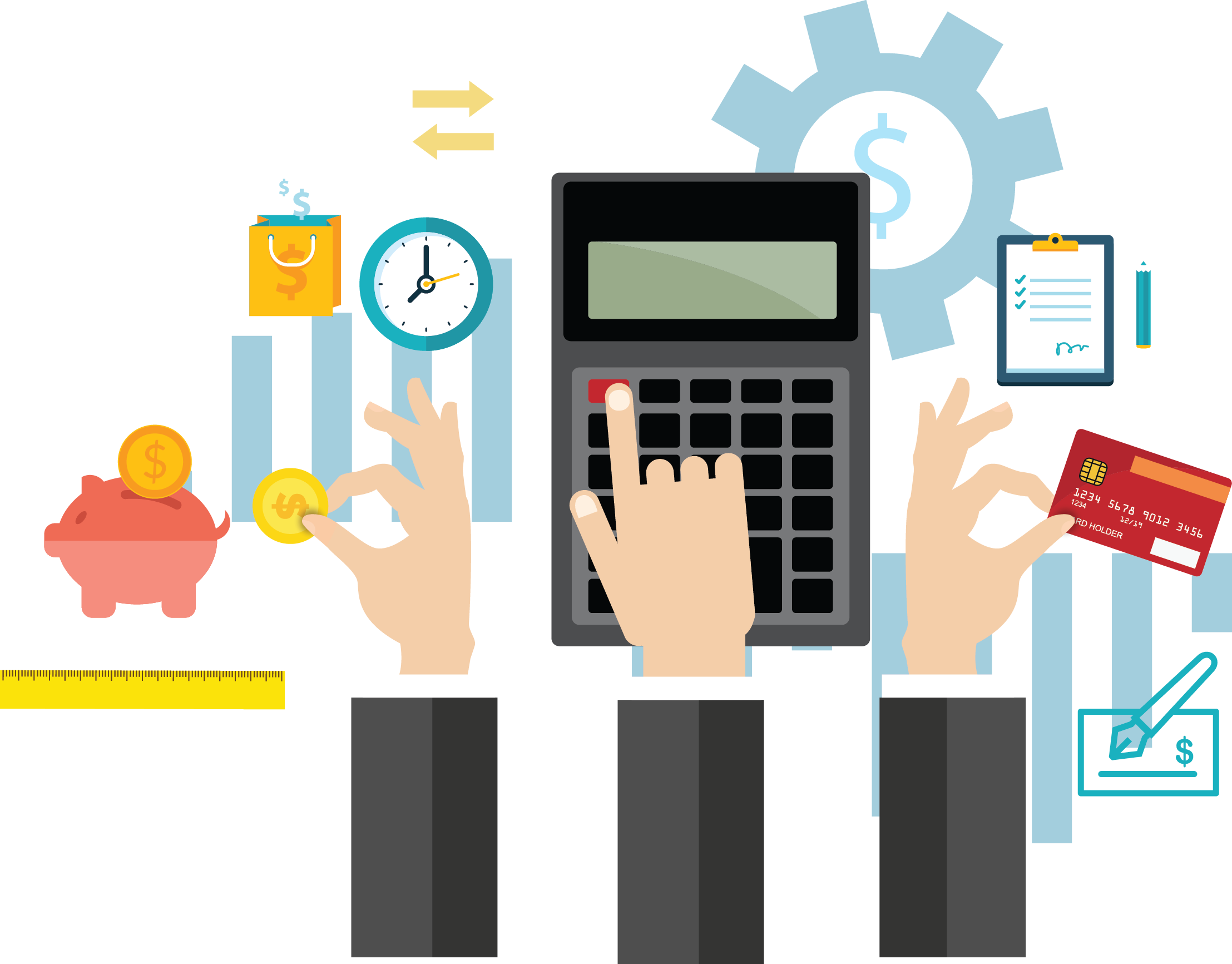 Financial Management Concepts Illustration