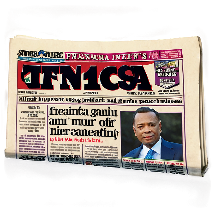 Financial News Newspaper Png 05242024