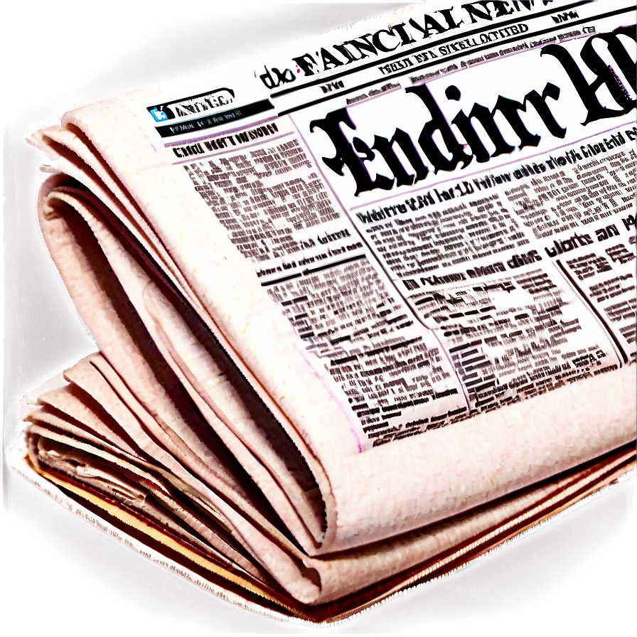 Financial News Newspaper Png 16