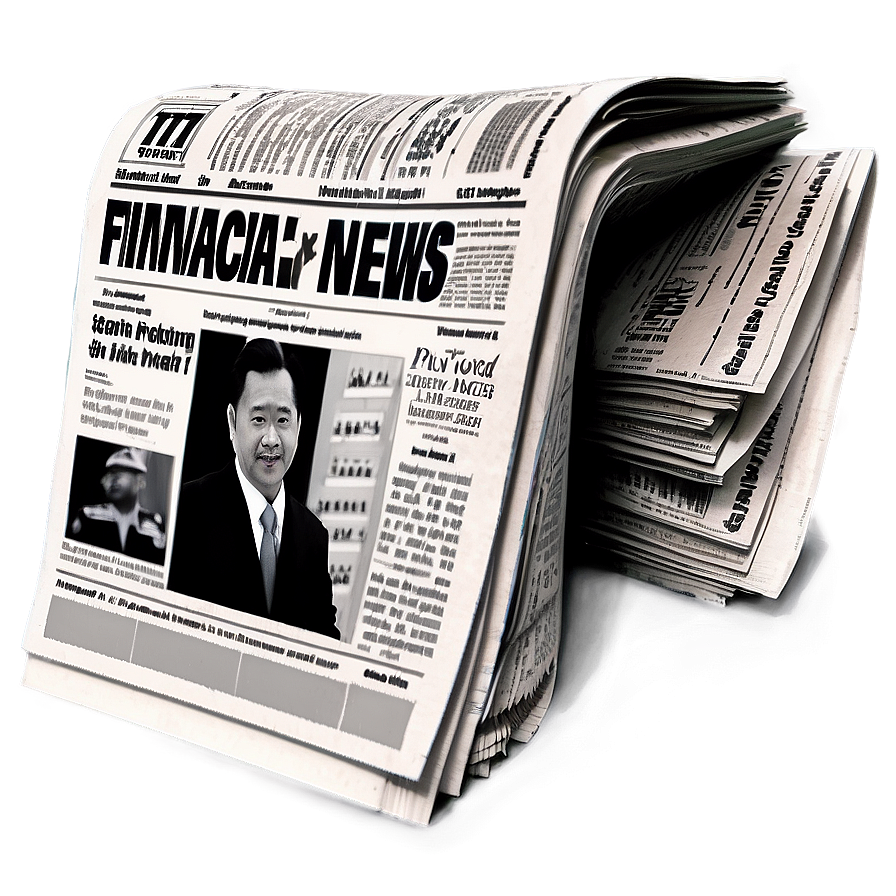 Financial News Newspaper Png Kyf43