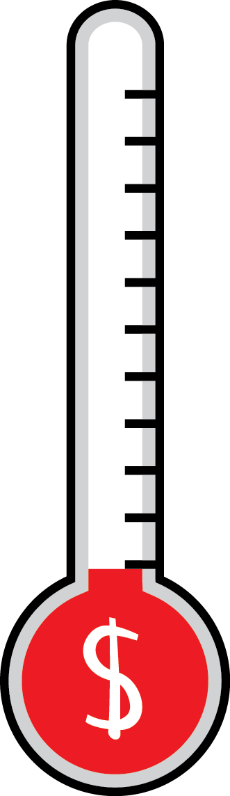 Transparent Goal Thermometer Png, Png Download PNG with transparent background