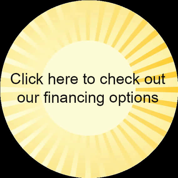 Financing Options Sunburst Graphic PNG with transparent background