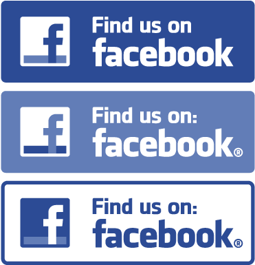 Find Us On Facebook Badges PNG with transparent background