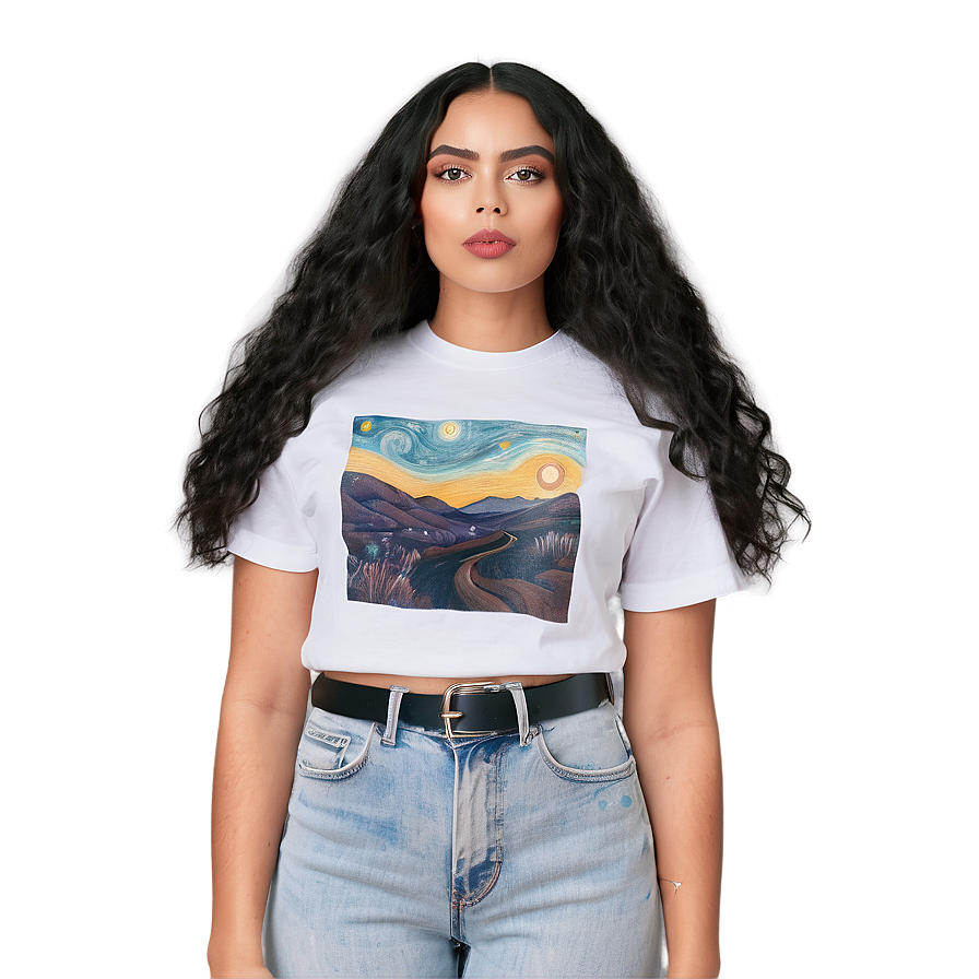 Fine Art Masterpiece Graphic Tee Png Rbn96