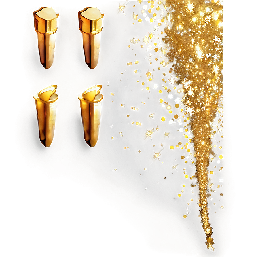 Fine Gold Glitter Png 05232024