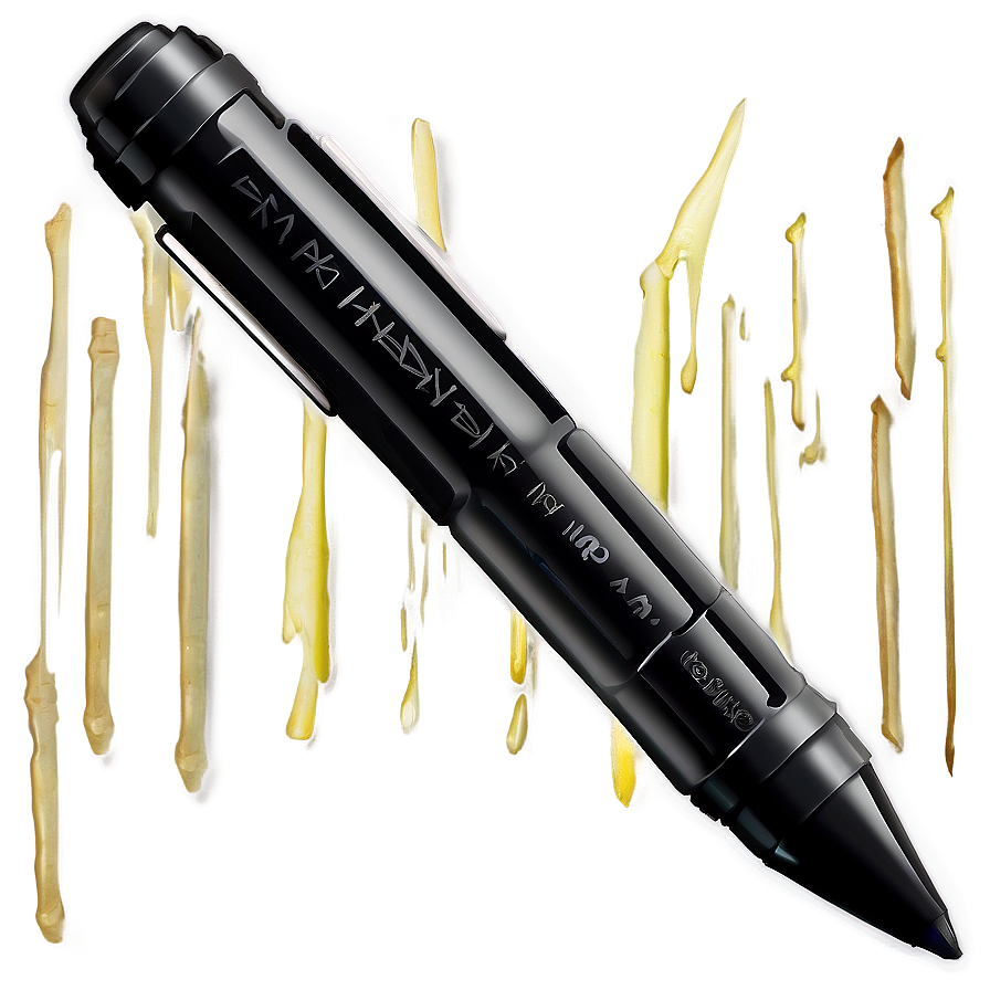 Fine Point Black Marker Png 06282024