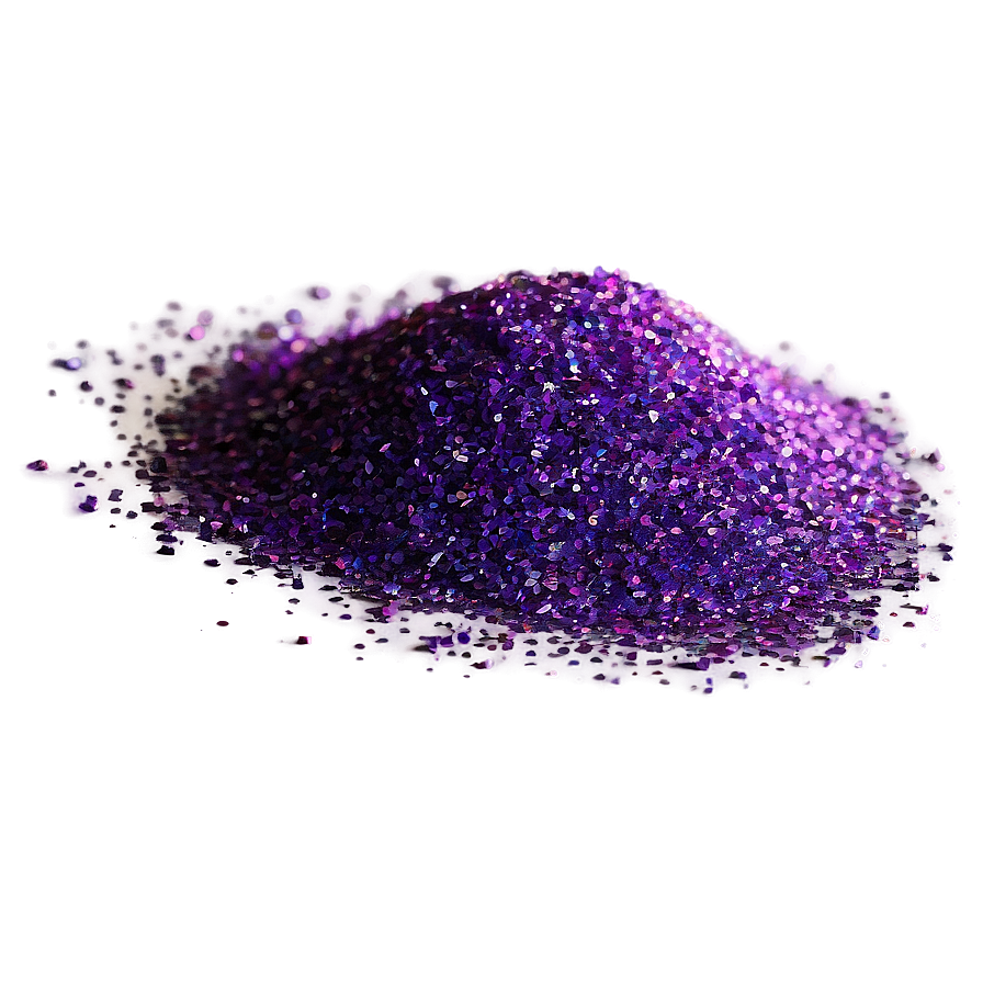 Fine Purple Glitter Powder Png 06252024