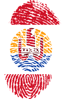 Fingerprint Art Swaziland Flag 215x340 PNG image with a transparent background, free high-resolution download