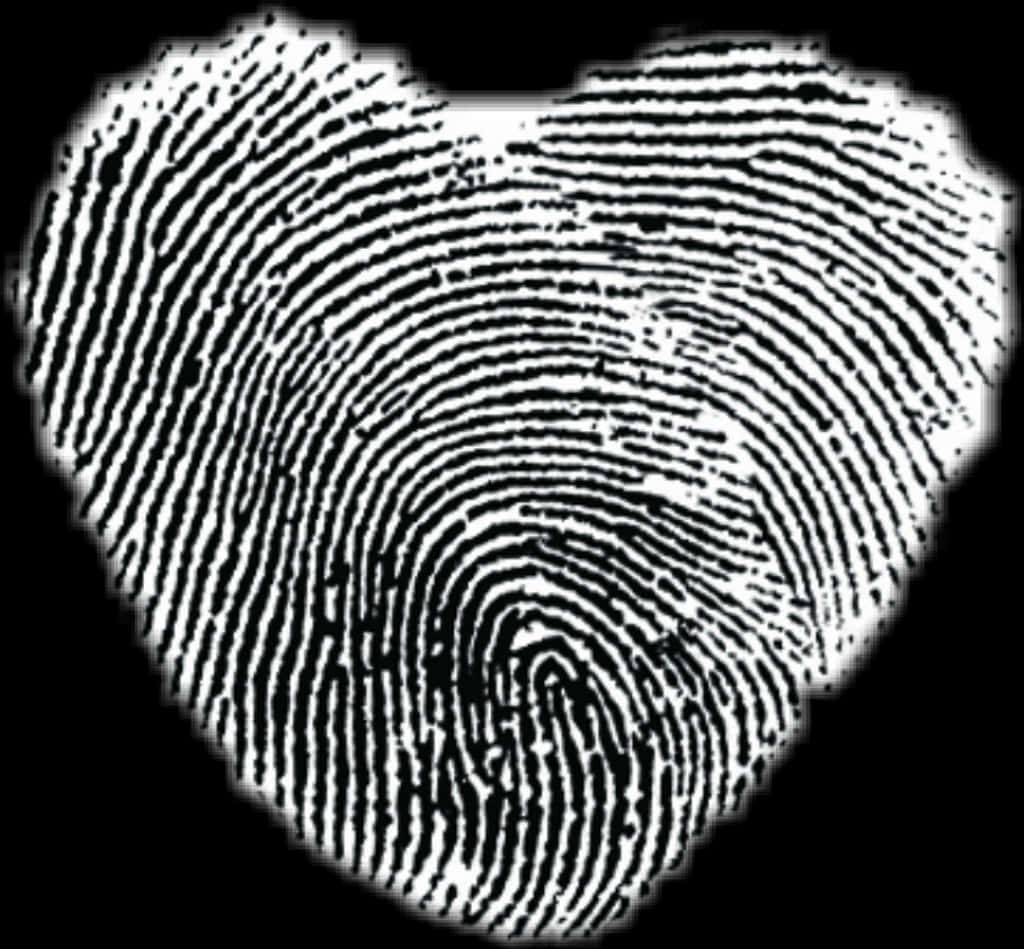 Fingerprint Heart Pattern