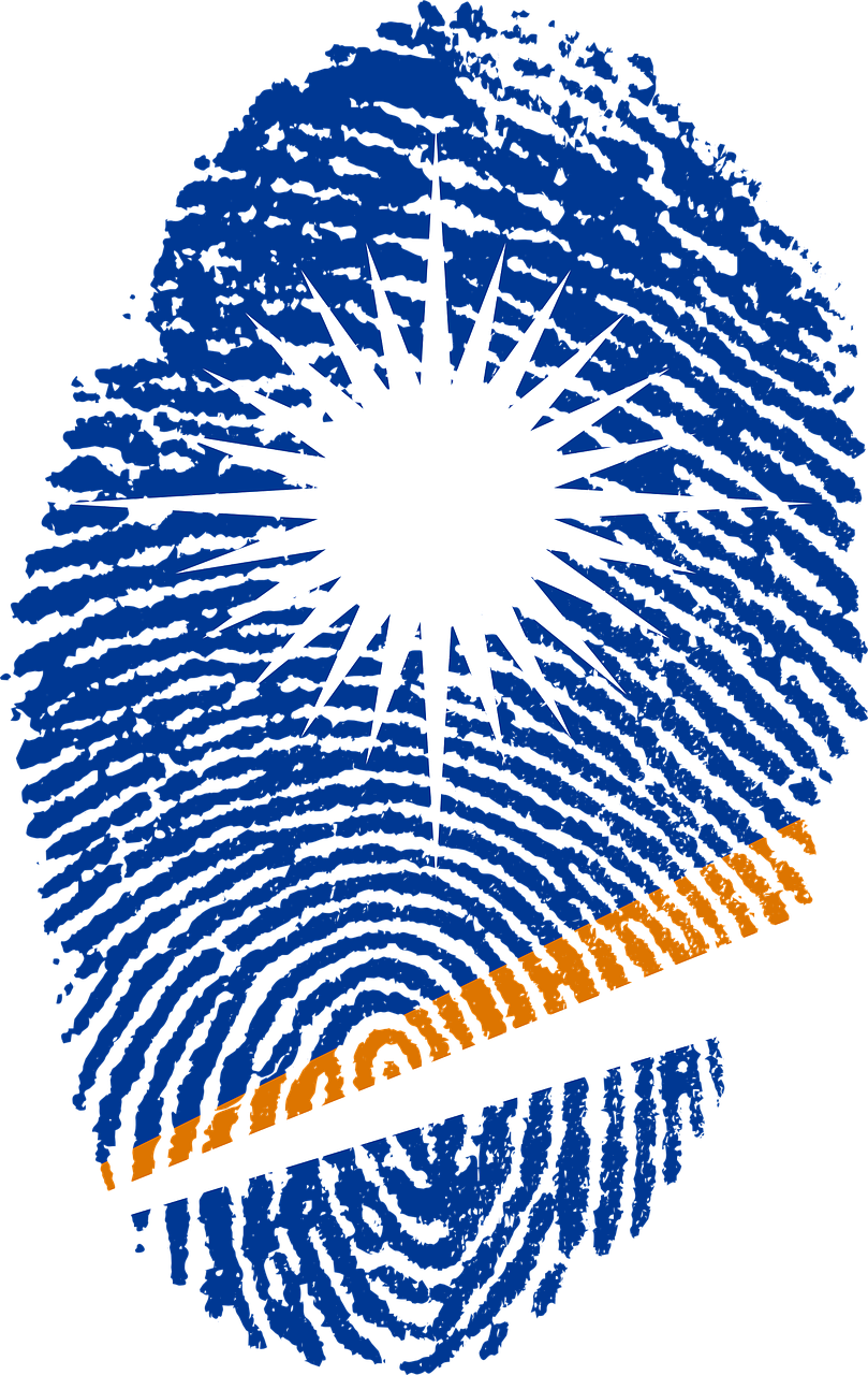 Fingerprint Sunrise Graphic PNG with transparent background