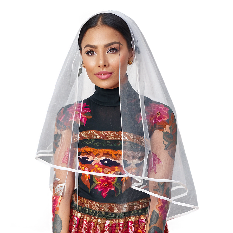 Fingertip Length Veil Png Dng