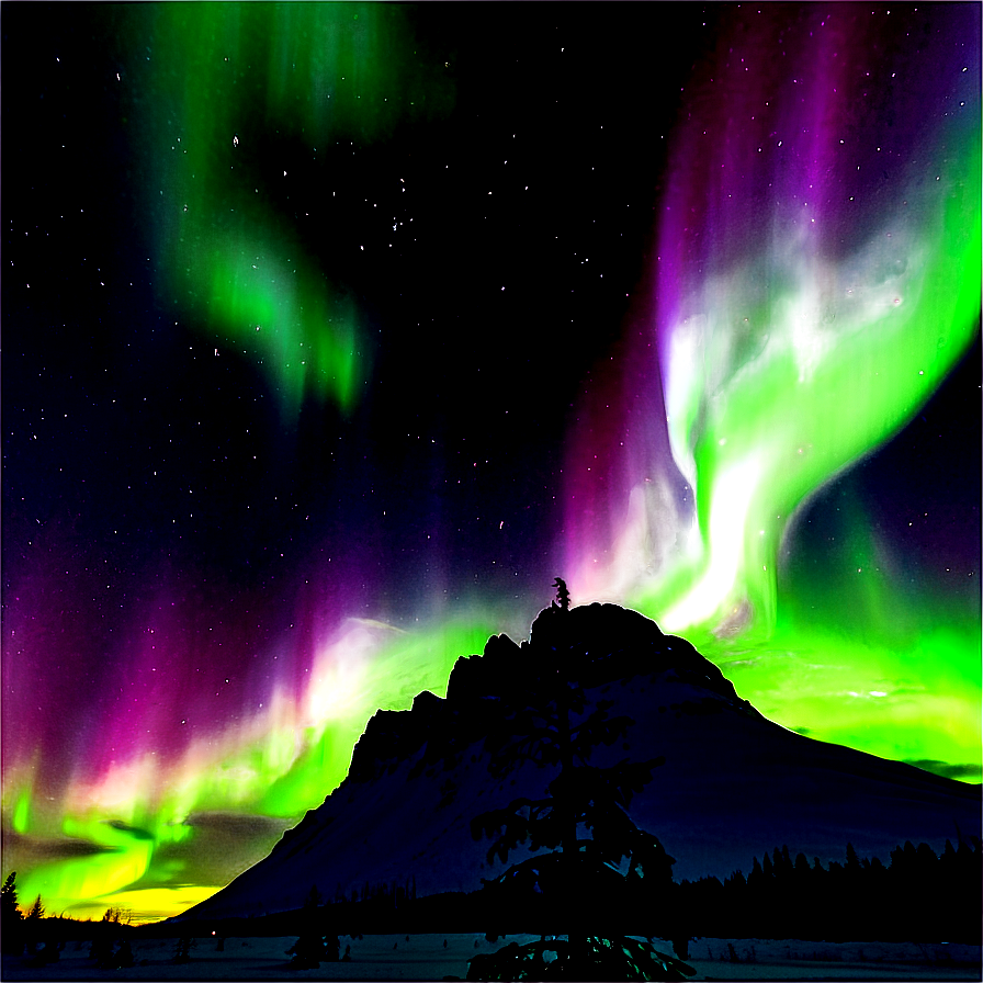 Finland Aurora Borealis PNG pam2 PNG with transparent background