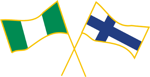 Finlandand Ireland Flags Crossed