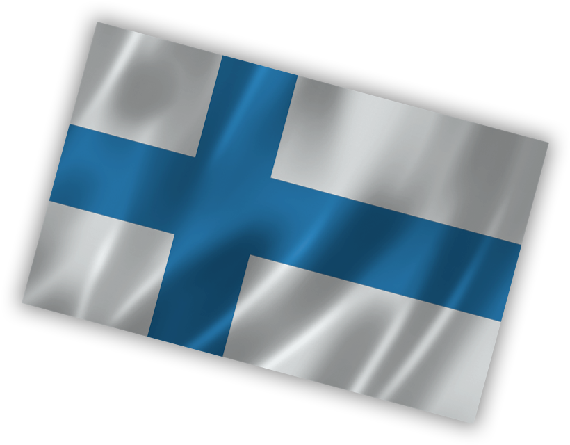 Finnish Flag Waving