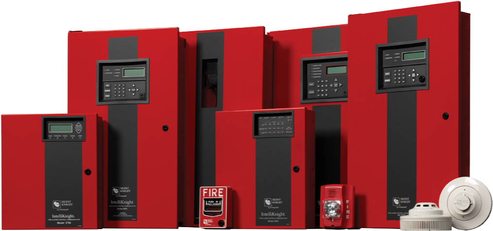 Silentknightwide Transparent - Commercial Fire Alarm System, HD Png Download PNG with transparent background