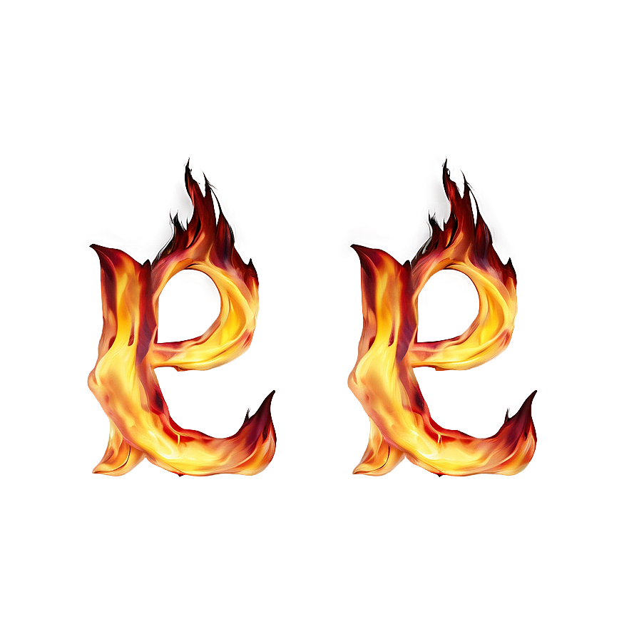 Fire Alphabet Png 06112024