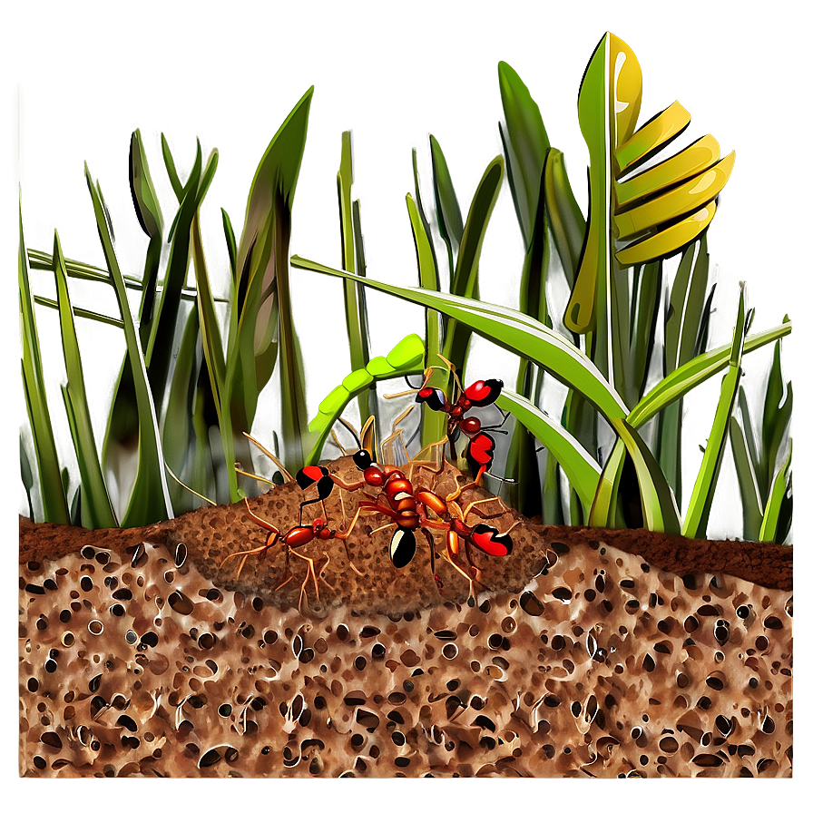 Fire Ant Nest Diagram Png Ooy98