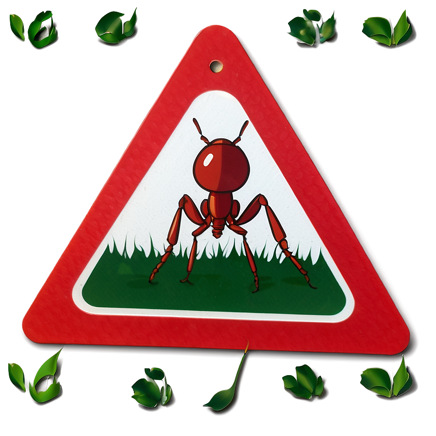 Fire Ant Warning Sign Png 06292024