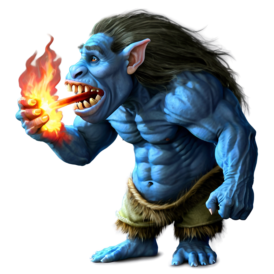 Fire-breathing Troll Png 05232024