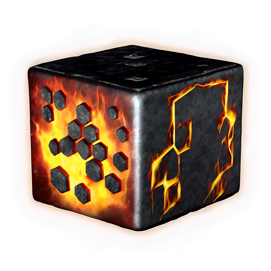 Fire Cube PNG 24 PNG image with a transparent background, free high-resolution download