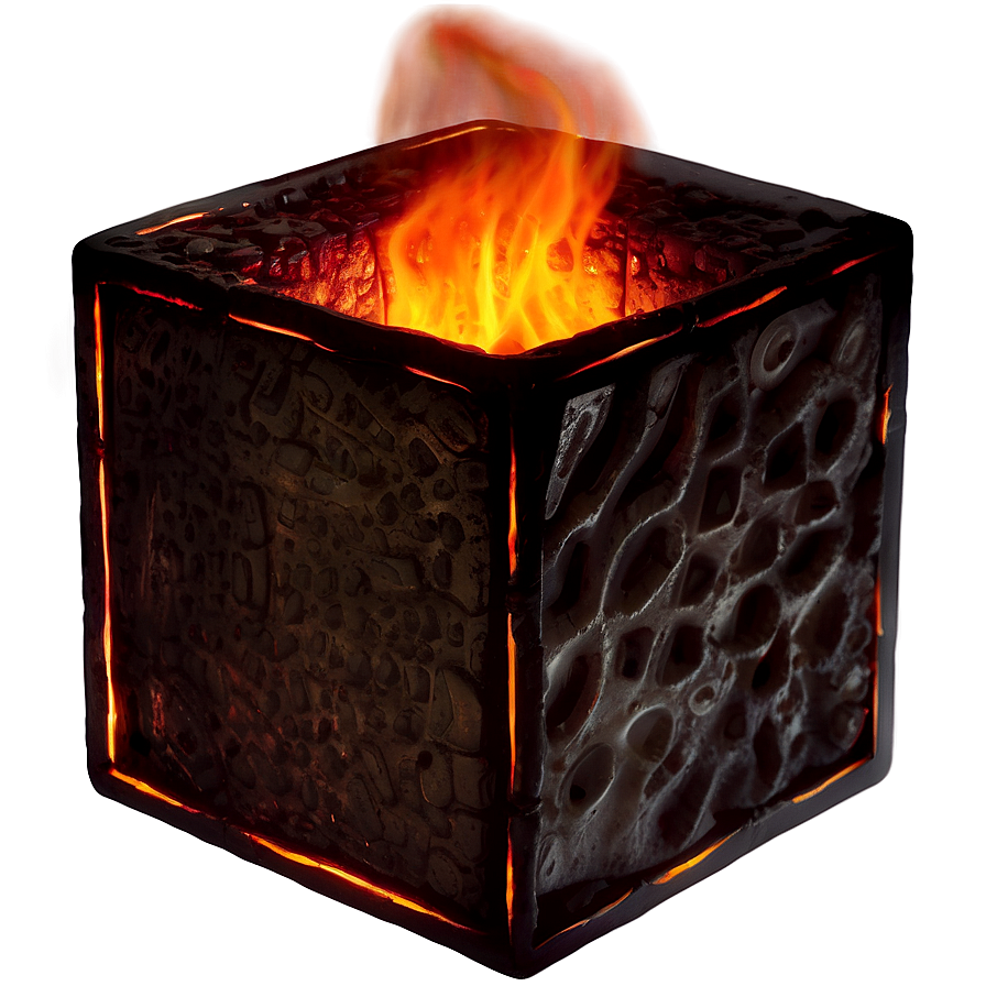 Fire Cube PNG ovw PNG image with a transparent background, free high-resolution download
