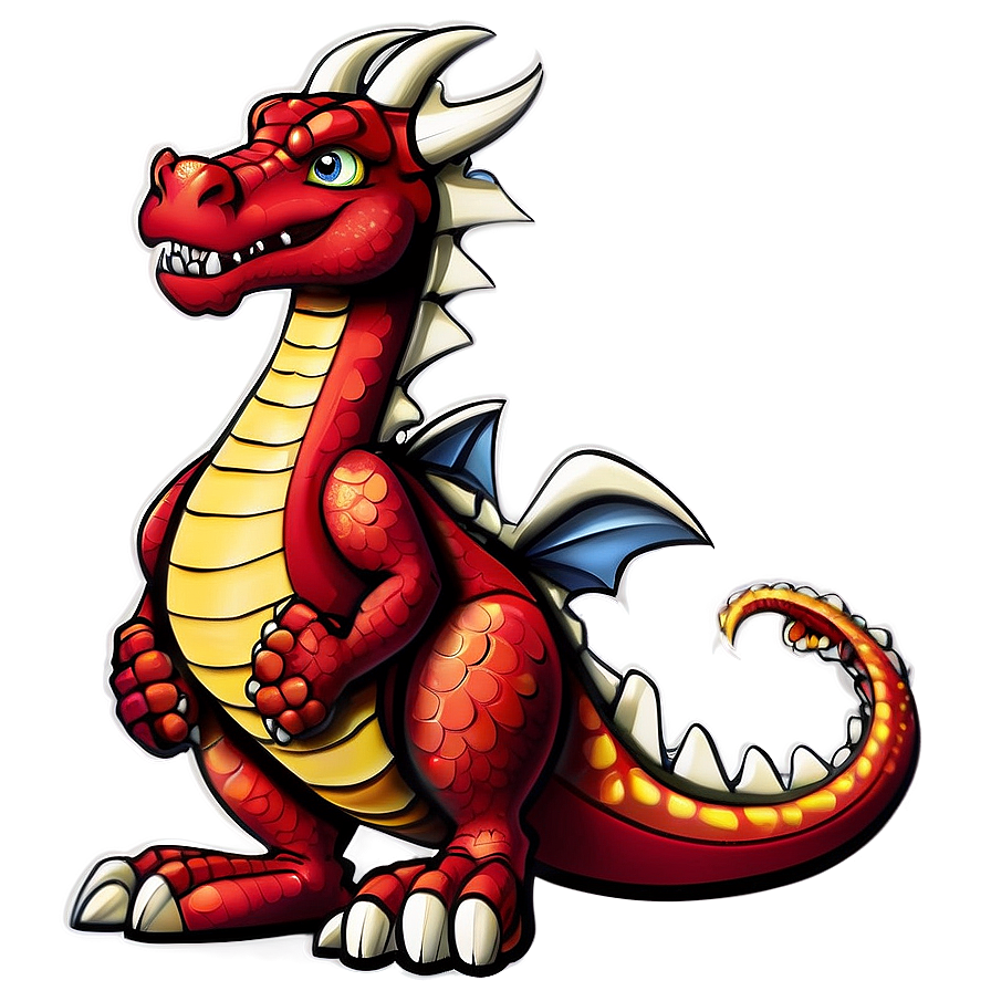 Fire Dragon Cartoon Png 06212024