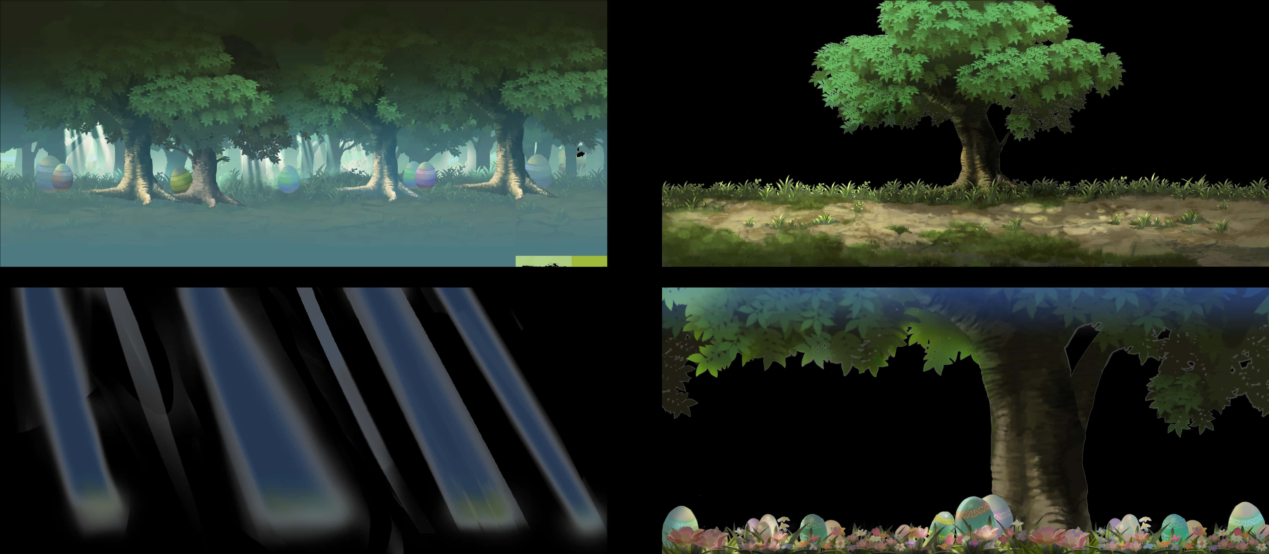 Fire Emblem - Heroes - Backgrounds - Easter - Fire - Fire Emblem Heroes Forest Background, HD Png Download PNG with transparent background