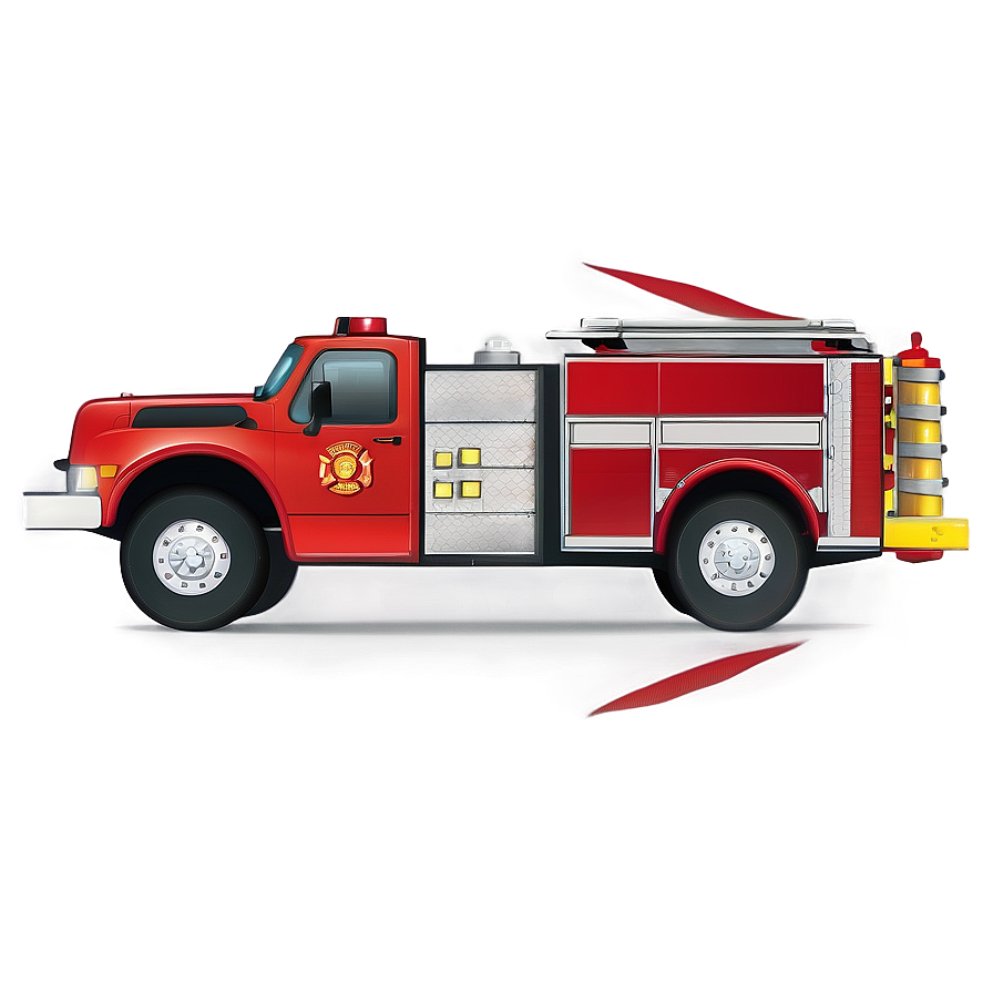 Fire Engine Car Vector Png Omm51