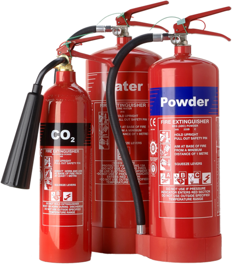 Fire Extinguishers Variety Types