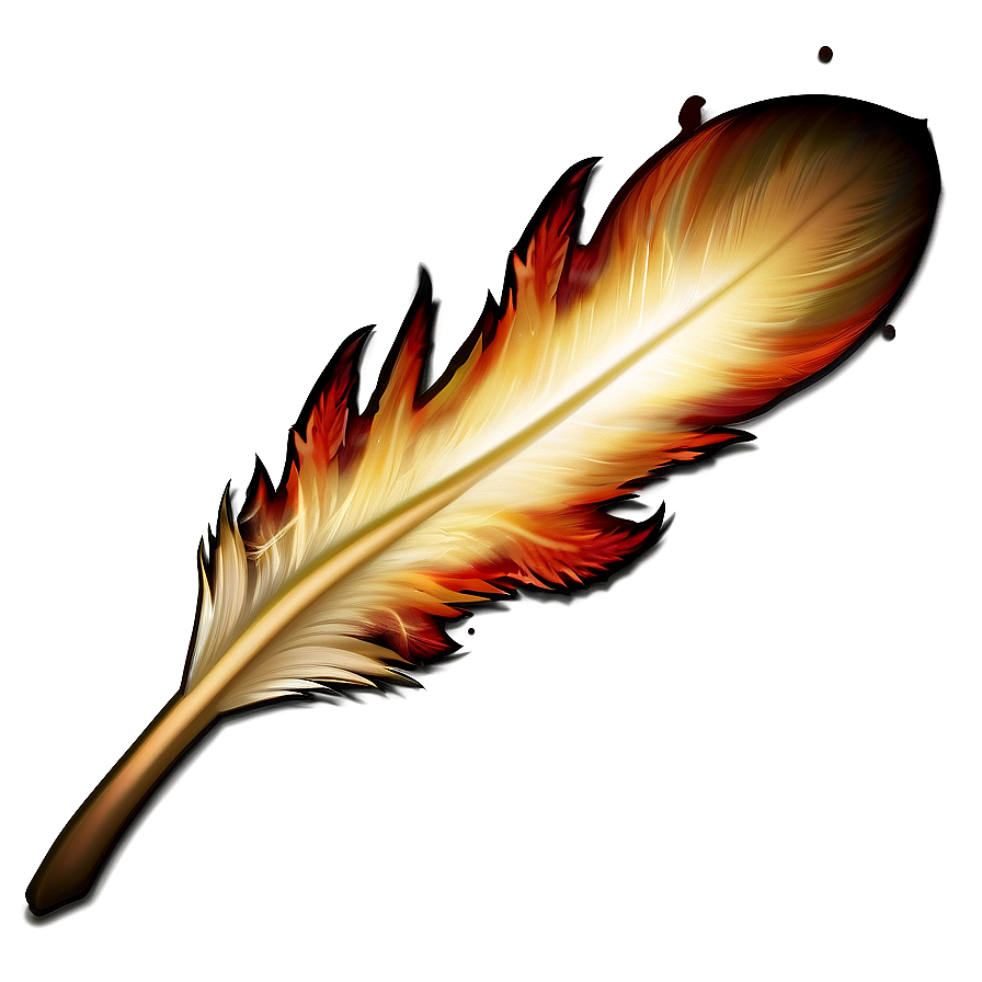 Fire Feather Border Png 06212024