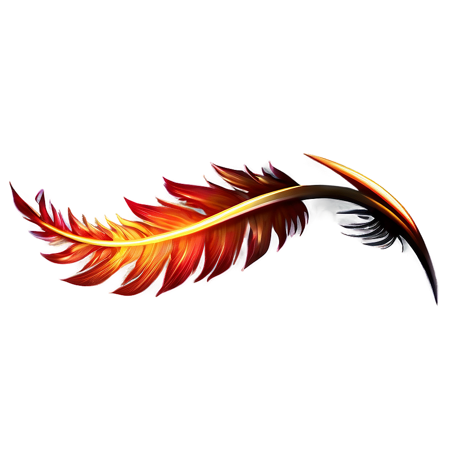 Fire Feather Border Png Mhw