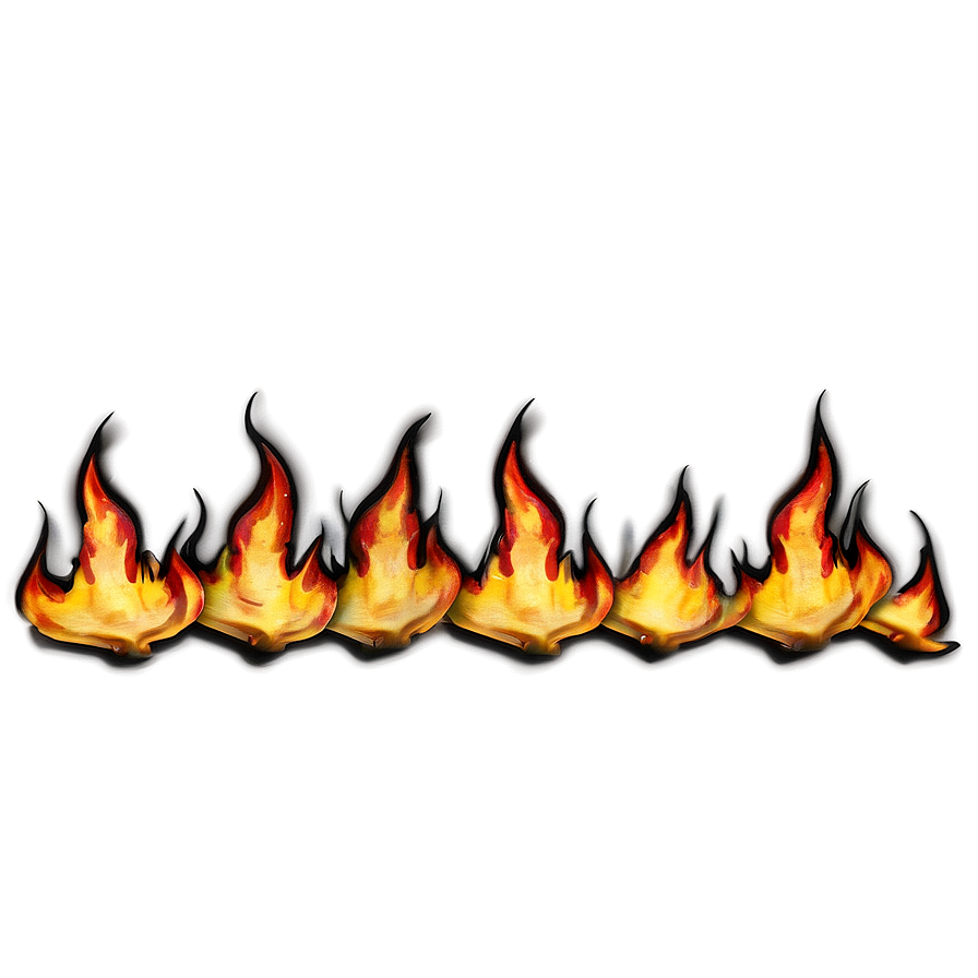 Fire Glow Border Png 74