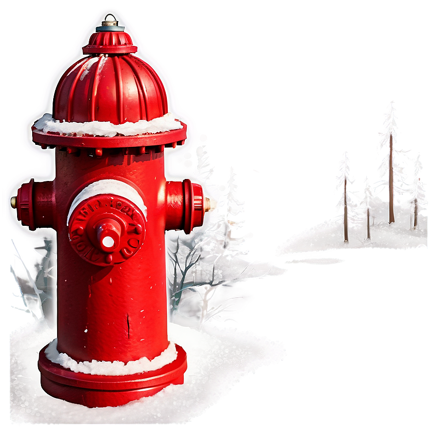 Fire Hydrant In Snow Png 57